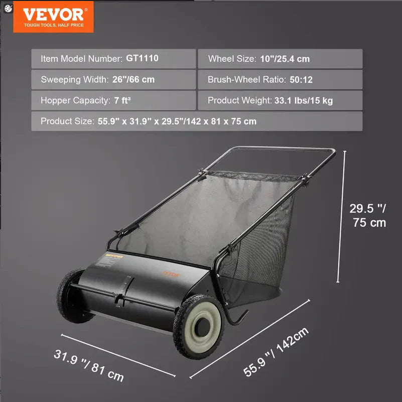 Heavy-Duty Commercial Broom