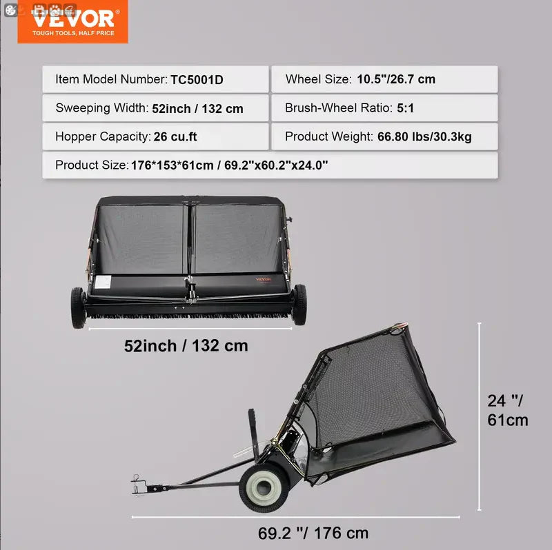 Heavy-Duty Commercial Broom